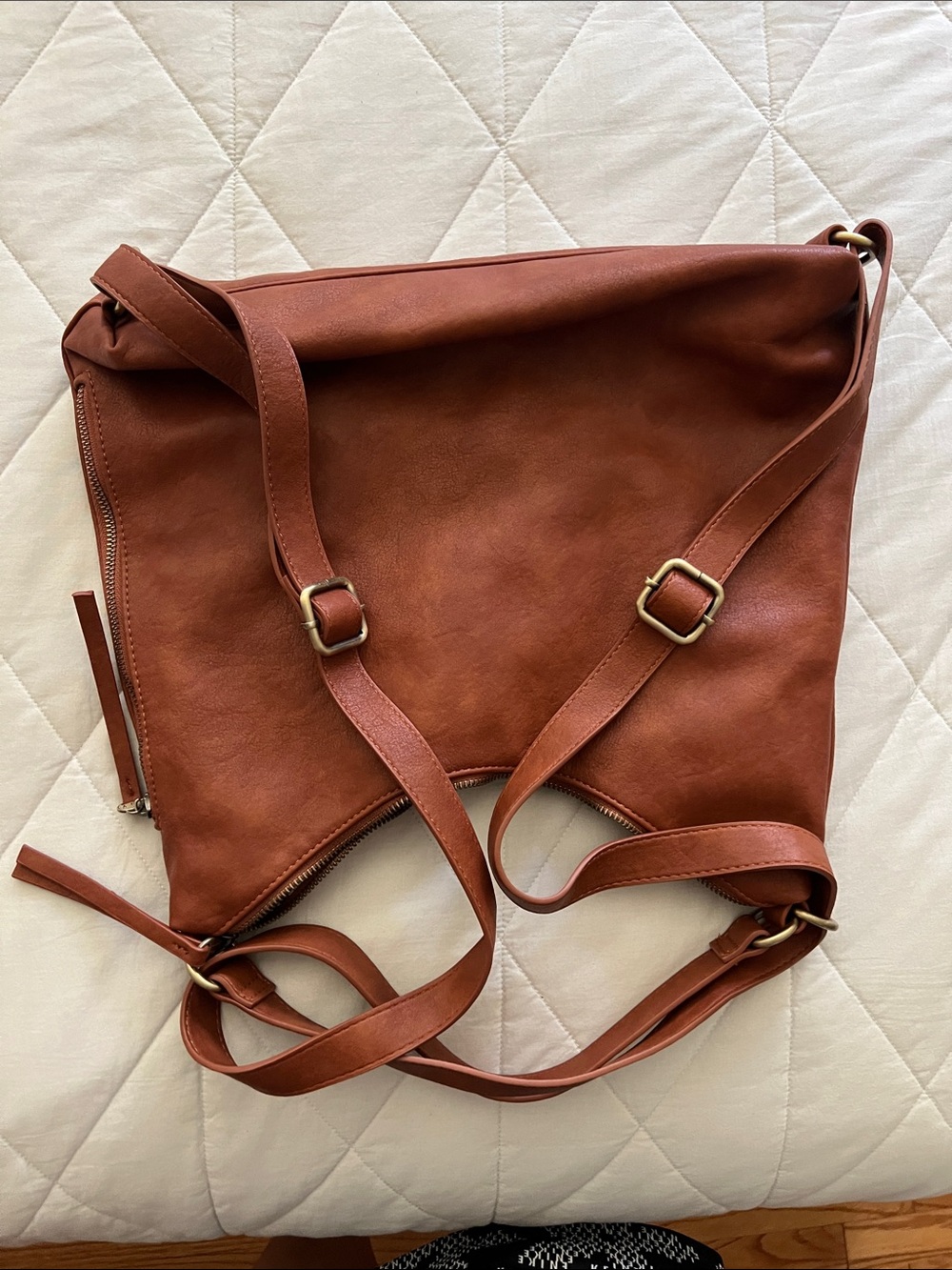 Joy Susan Convertible Backpack brown - Picture 7 of 16